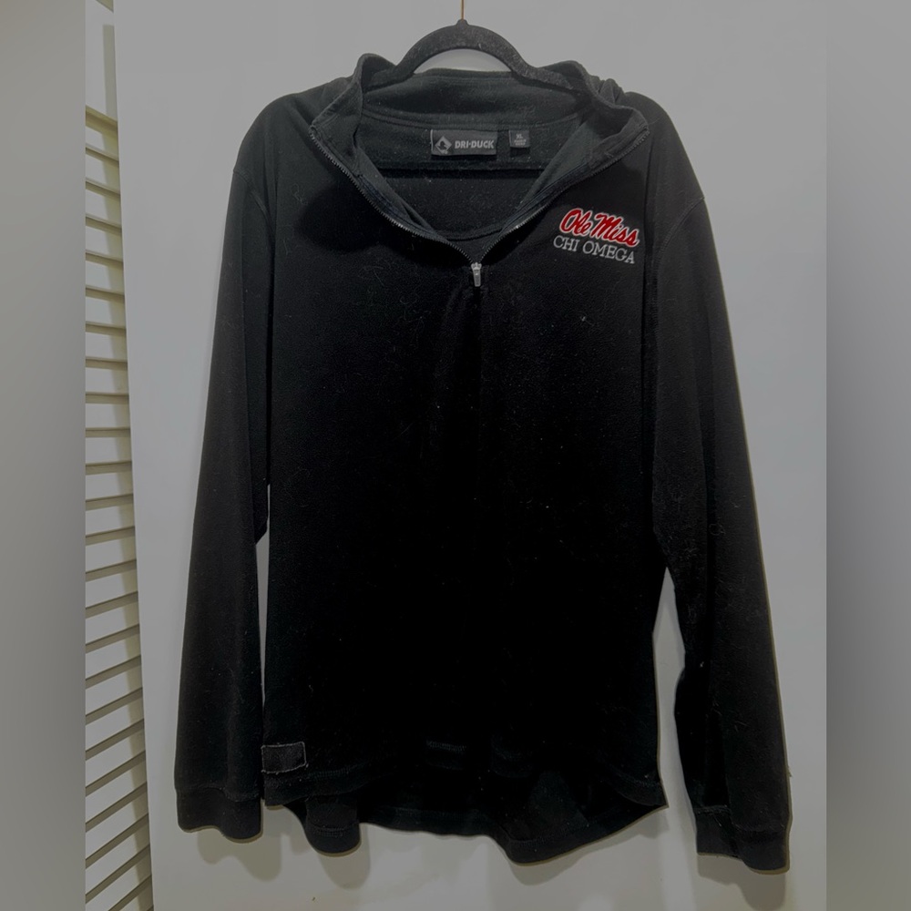 Black Ole Miss Chi Omega 1/4 Zip